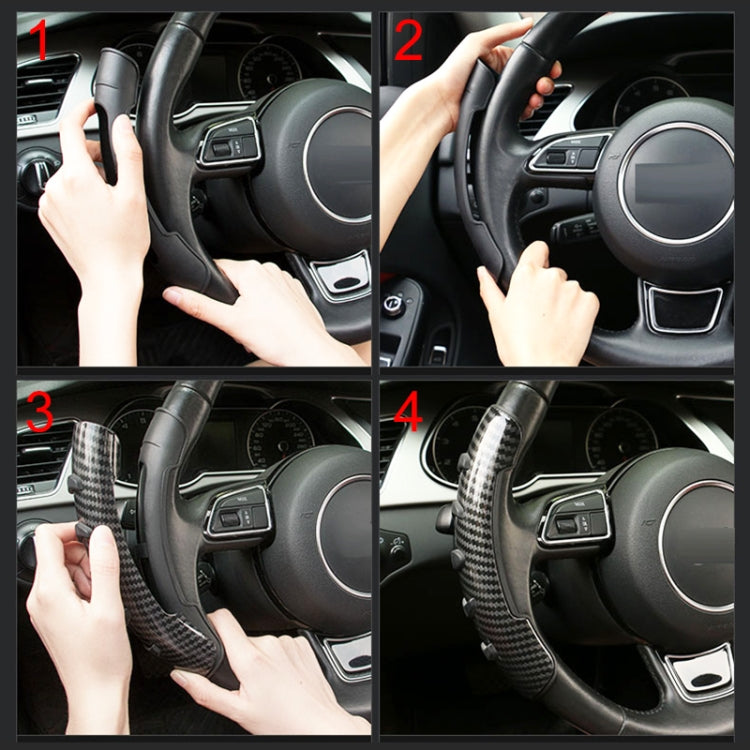 Car Steering Wheel Booster Wheel Spinner Knob Cover (Brown) - Steering Wheel Accessories by PMC TechLife | Online Shopping South Africa | PMC TechLife | Buy Now Pay Later Mobicred