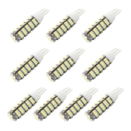 10 PCS T10 DC12V / 1.5W / 6500K / 75LM Car Clearance Lights Reading Lamp with 68LEDs SMD-3020 Lamp Beads - Brake Lights by PMC Jewellery | Online Shopping South Africa | PMC Jewellery | Buy Now Pay Later Mobicred