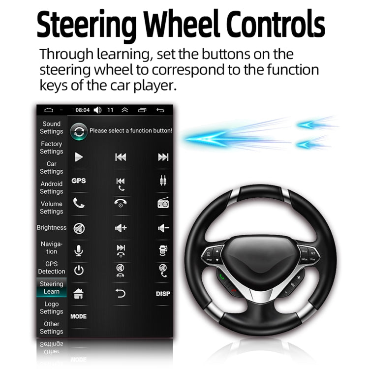 D110 Car Android Navigation Machine Support Mobile Phone Interconnection / Steering Wheel Control - Car DVD by PMC Jewellery | Online Shopping South Africa | PMC Jewellery