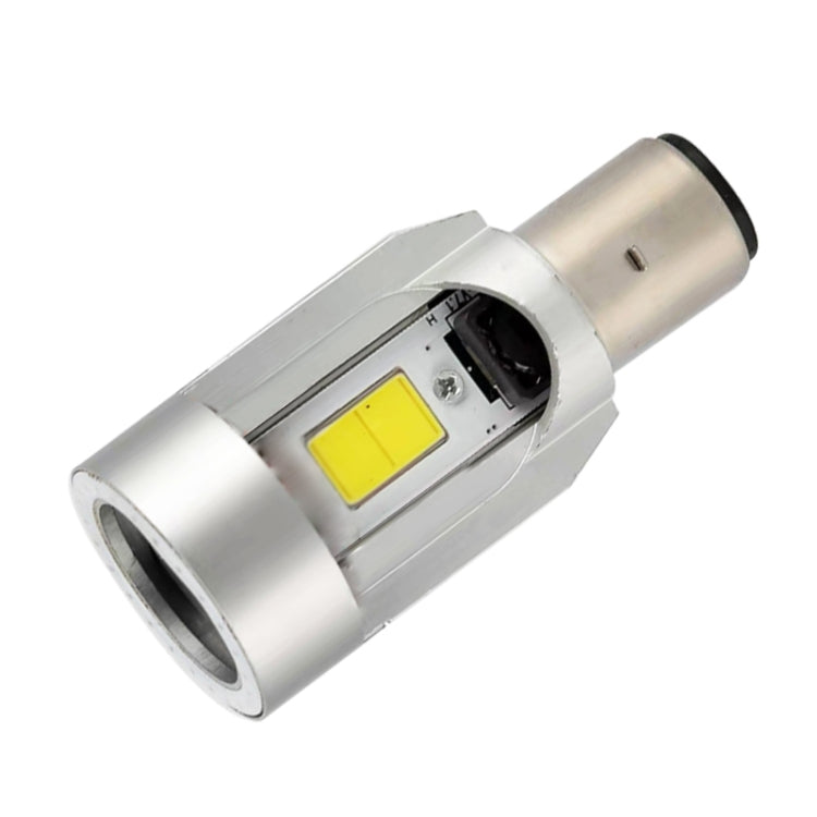 BA20D DC12-80V / 20W / 6000K / 2000LM Motorcycle Headlight with Angel Eyes (Red) - Headlights by PMC Jewellery | Online Shopping South Africa | PMC Jewellery | Buy Now Pay Later Mobicred