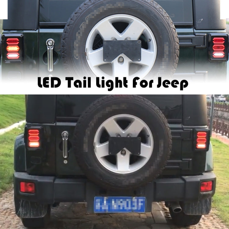 1 Pair 15W DC 12V IP67 4 in 1 Car LED Tail Lights / Driving Lights / Brake Lights/Turn Reverse, US Version - Brake Lights by PMC TechLife | Online Shopping South Africa | PMC TechLife | Buy Now Pay Later Mobicred