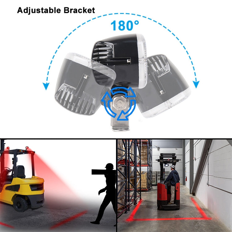 DC10-80V 10W IP67 900LM Car LED Forklift Warning Lights / Width Lights (White Light) - Clearance Lights by PMC TechLife | Online Shopping South Africa | PMC TechLife | Buy Now Pay Later Mobicred