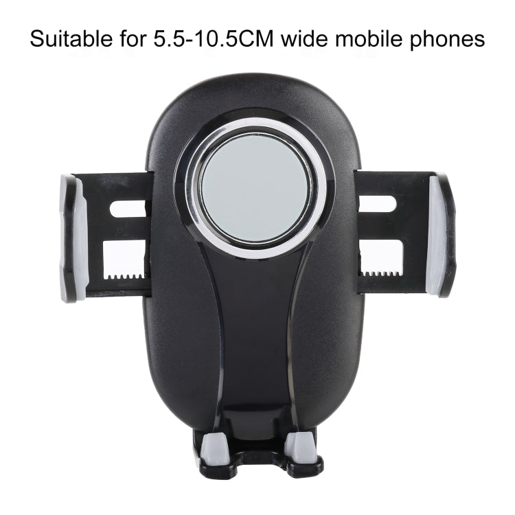 ZP-X0466 Car 360 Degree Rotating Telescopic Folding Round Suction Cup Mobile Phone Holder(Grey) - Car Holders by PMC Jewellery | Online Shopping South Africa | PMC Jewellery | Buy Now Pay Later Mobicred