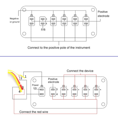 12V Universal Car One-key Start Button Modified Racing LED Light Rocker Switch Panel (Red) - Car Switches by PMC Jewellery | Online Shopping South Africa | PMC Jewellery | Buy Now Pay Later Mobicred