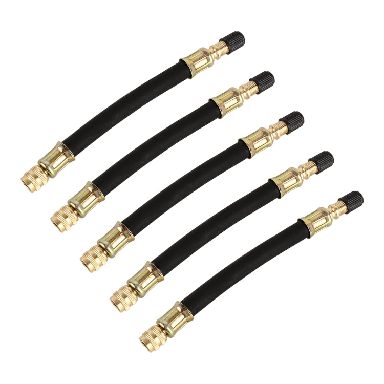 5 PCS Car Vacuum Valve Inflatable Extension Tube, Length: 140mm - Tire Valve Caps by PMC TechLife | Online Shopping South Africa | PMC TechLife | Buy Now Pay Later Mobicred