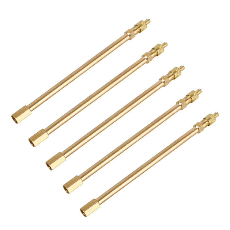 5 PCS Car Tires Valve Inflatable Extension Tube, Length: 150mm - Tire Valve Caps by PMC TechLife | Online Shopping South Africa | PMC TechLife | Buy Now Pay Later Mobicred