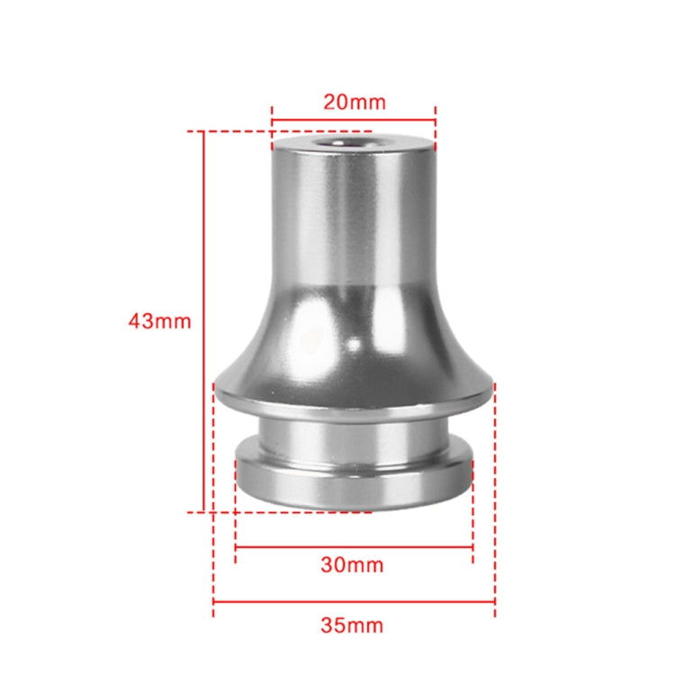 Car Gear Head Adapter Gear Lever Base Connector Stopper M12x1.25 with 3 Copper Adapter (Silver) - Shift Knob by PMC TechLife | Online Shopping South Africa | PMC TechLife | Buy Now Pay Later Mobicred
