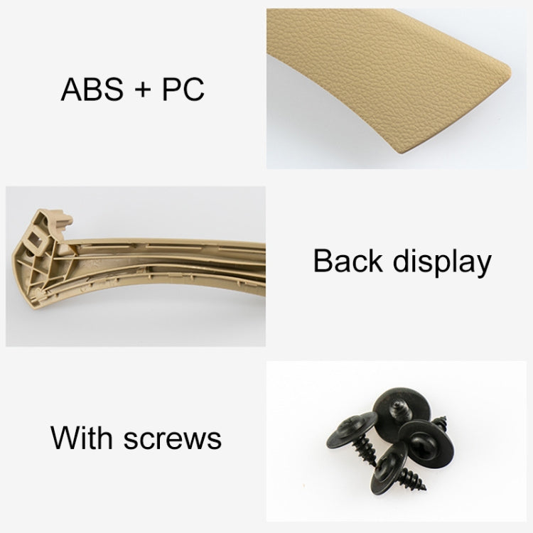 Car Right Side Inner Armrest Door Handle Assembly for BMW E90 2005-2012, Left and Right Drive Universal (Beige) - Door Handles by PMC TechLife | Online Shopping South Africa | PMC TechLife | Buy Now Pay Later Mobicred