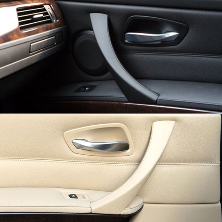 Car Left Side Inner Armrest Door Handle Assembly for BMW E90 2005-2012, Left and Right Drive Universal (Beige) - Door Handles by PMC Jewellery | Online Shopping South Africa | PMC Jewellery | Buy Now Pay Later Mobicred