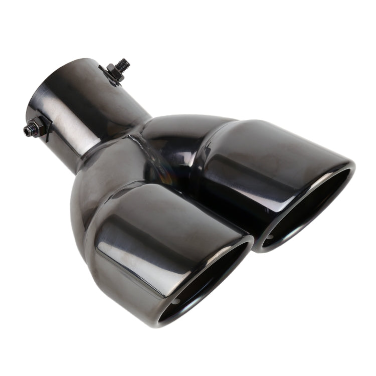Universal Car Styling Stainless Steel Elbow Exhaust Tail Muffler Tip Pipe, Inside Diameter: 6cm (Grey) - Exhaust Pipes by PMC TechLife | Online Shopping South Africa | PMC TechLife | Buy Now Pay Later Mobicred