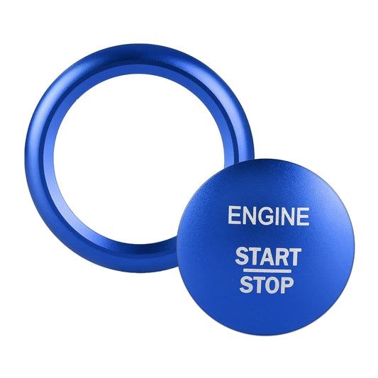 Car Engine Start Key Push Button Ring Trim Sticker Decoration for Mercedes-Benz A-Class 2013-2018 / C-Class 2015-2018 / GLA (Blue) - Decoration Rings by PMC Jewellery | Online Shopping South Africa | PMC Jewellery | Buy Now Pay Later Mobicred