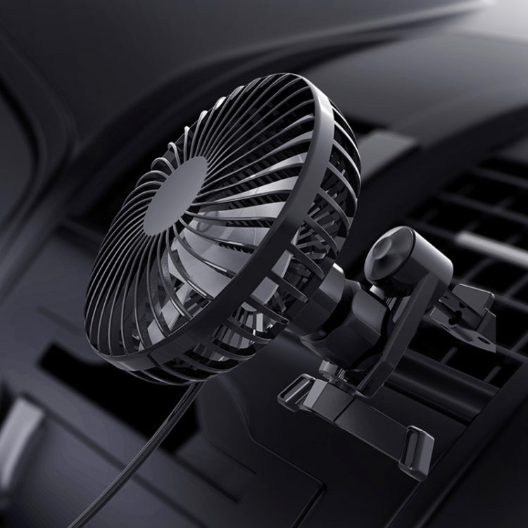 3R-3008 Car USB Air Outlet / Dashboard Fan - Heating & Fans by 3R | Online Shopping South Africa | PMC TechLife | Buy Now Pay Later Mobicred