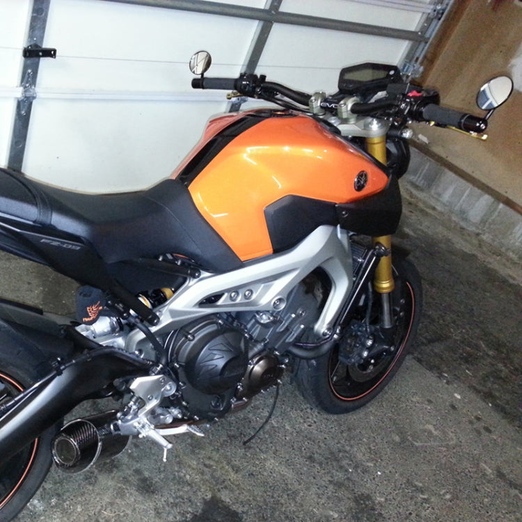 Motorcycle Round Shape Reflective Mirror Rearview Mirror (Silver) - Side Mirrors by PMC TechLife | Online Shopping South Africa | PMC TechLife | Buy Now Pay Later Mobicred