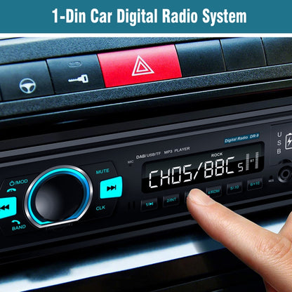 1-Din Car DAB Radio Player Stereo System FM Receiver, Support Bluetooth & U Disk & MP3 & TF Card - Car MP3 & MP4 & MP5 by PMC Jewellery | Online Shopping South Africa | PMC Jewellery | Buy Now Pay Later Mobicred