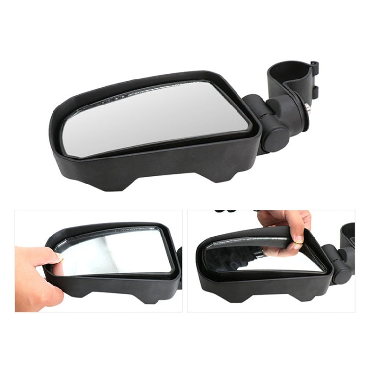 Pair All-terrain Vehicles Wide Field View 2.0 inch Rearview Mirror Side Reflector Mirror for UTV / ATV - Side Mirrors by PMC Jewellery | Online Shopping South Africa | PMC Jewellery