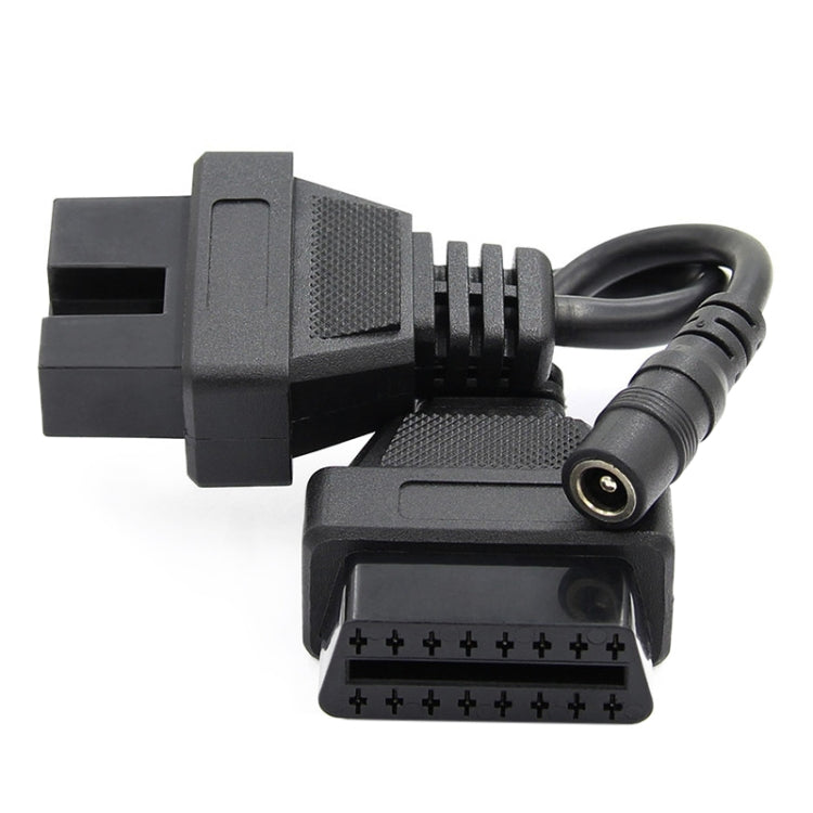 12Pin to 16Pin Car OBD2 Conversion Cable OBDII Diagnostic Adapter Cable for Mitsubishi - Cables & Connectors by PMC TechLife | Online Shopping South Africa | PMC TechLife | Buy Now Pay Later Mobicred