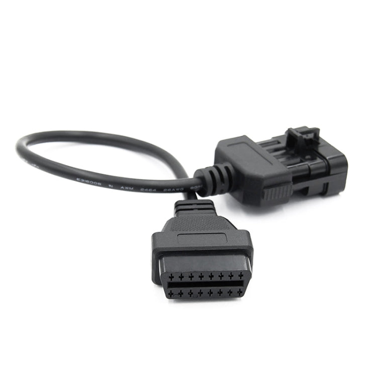 10Pin to 16Pin Car OBD2 Conversion Cable OBDII Diagnostic Adapter Cable for Opel - Cables & Connectors by PMC TechLife | Online Shopping South Africa | PMC TechLife | Buy Now Pay Later Mobicred