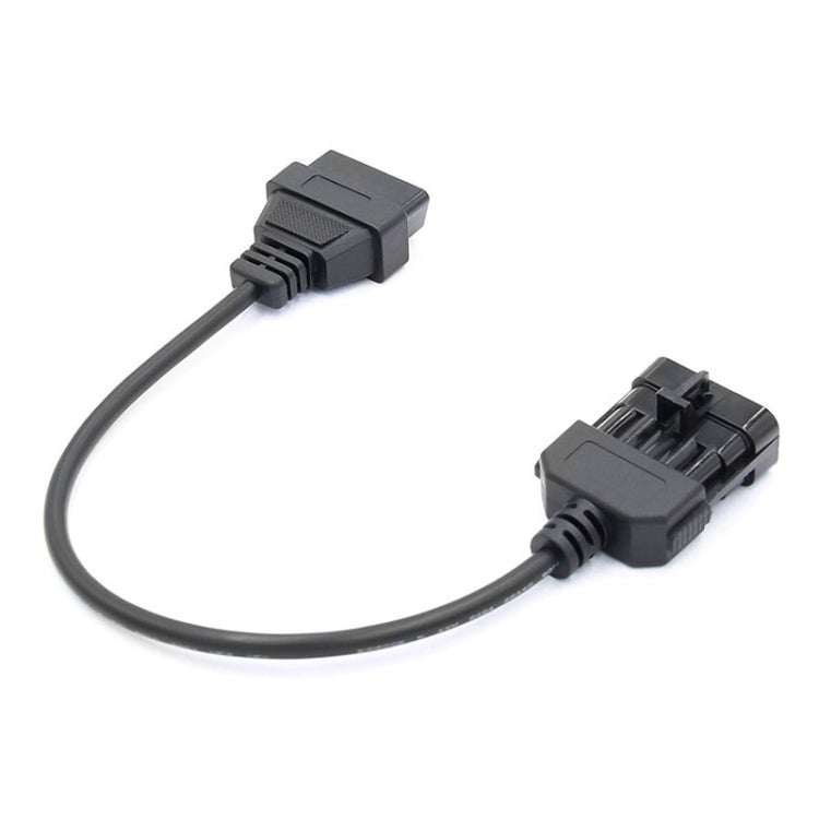10Pin to 16Pin Car OBD2 Conversion Cable OBDII Diagnostic Adapter Cable for Opel - Cables & Connectors by PMC TechLife | Online Shopping South Africa | PMC TechLife | Buy Now Pay Later Mobicred