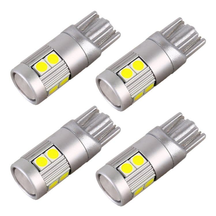 4 PCS T10 DC12V / 2W Car Clearance Light 9LEDs SMD-3030 Lamp Beads (White Light) - Clearance Lights by PMC Jewellery | Online Shopping South Africa | PMC Jewellery | Buy Now Pay Later Mobicred