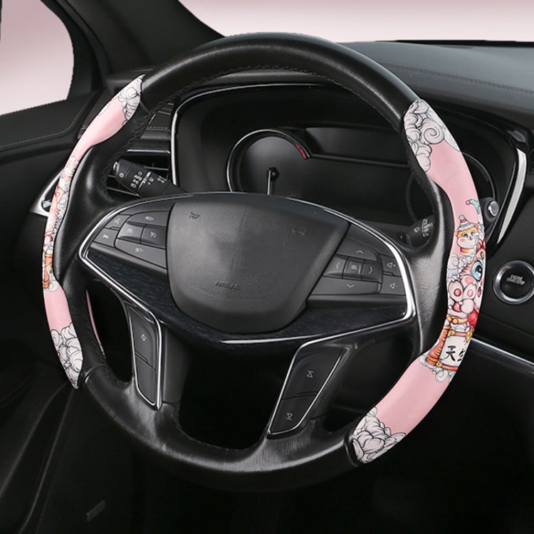 Car Universal China-Chic Relief Steering Wheel Cover (A Born Beauty) - Steering Wheel Accessories by PMC TechLife | Online Shopping South Africa | PMC TechLife | Buy Now Pay Later Mobicred