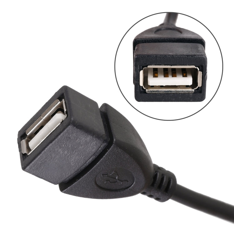 10 PCS Car OTG Head to USB Cable, Cable Length: 10cm - Terminal connectors by PMC TechLife | Online Shopping South Africa | PMC TechLife | Buy Now Pay Later Mobicred