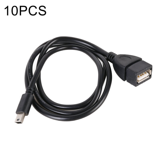 10 PCS Car OTG Head to USB Cable, Cable Length: 80cm - Terminal connectors by PMC Jewellery | Online Shopping South Africa | PMC Jewellery | Buy Now Pay Later Mobicred