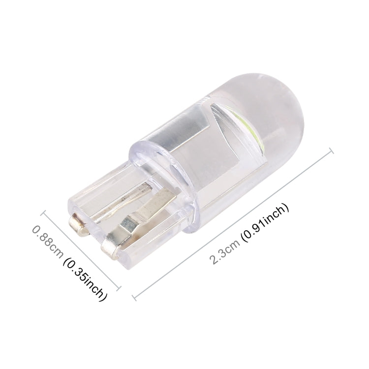 50 PCS T10 DC12V / 0.3W Car Clearance Light COB Lamp Beads(Ice Blue Light) - free shipping - PMC TechLife - Order now!