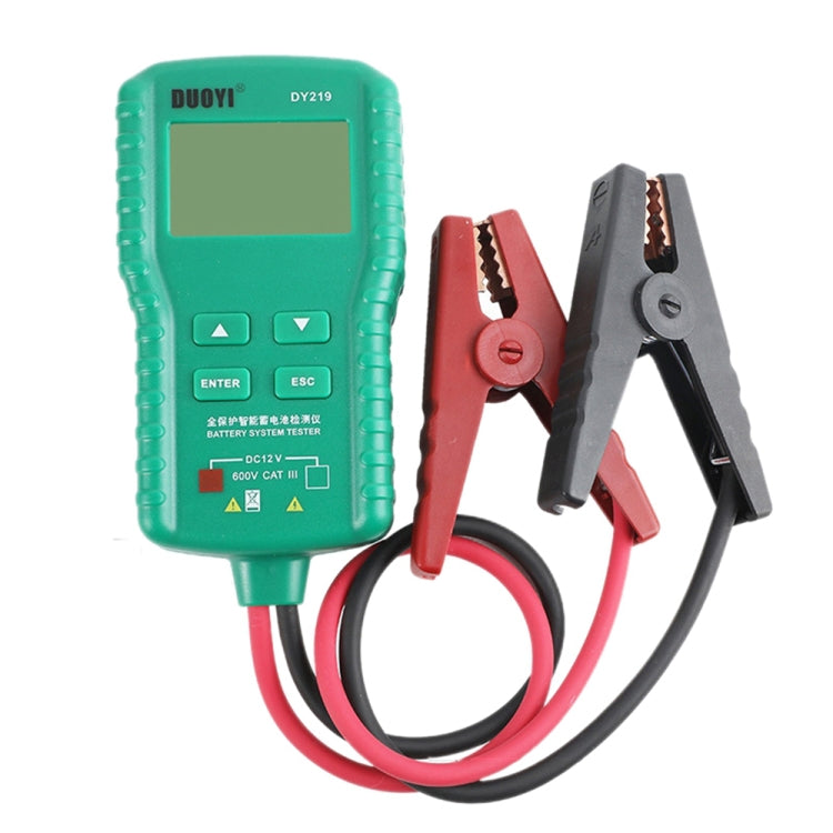 DUOYI DY219A Car 12V / 24V Digital Battery Analyzer Fault Diagnostic Device - Electronic Test by DUOYI | Online Shopping South Africa | PMC Jewellery | Buy Now Pay Later Mobicred