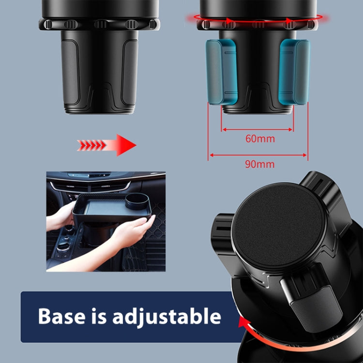 Car 360 Degree Rotation Water Cup Holder Multi-functional Dining Table - Car Drink Holders by PMC TechLife | Online Shopping South Africa | PMC TechLife | Buy Now Pay Later Mobicred
