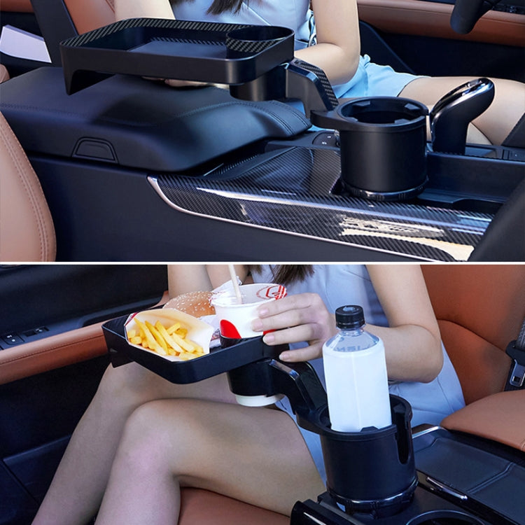 Car 360 Degree Rotation Water Cup Holder Multi-functional Dining Table - Car Drink Holders by PMC TechLife | Online Shopping South Africa | PMC TechLife | Buy Now Pay Later Mobicred