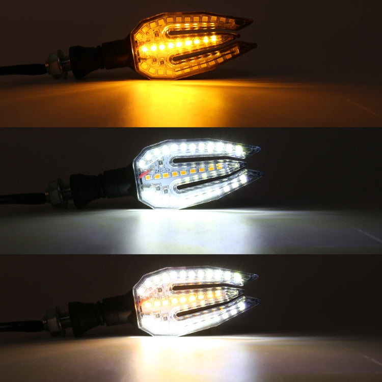 Motorcycle Turn Signal Light DC12V 1W 33LEDs SMD-3528 Lamp Beads (White Light) - Signal Lights by PMC Jewellery | Online Shopping South Africa | PMC Jewellery | Buy Now Pay Later Mobicred