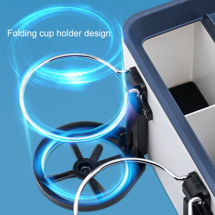 Car Multifunctional Storage Box Water Cup Holder (Blue) - Stowing Tidying by PMc TechLife | Online Shopping South Africa | PMc TechLife | Buy Now Pay Later Mobicred