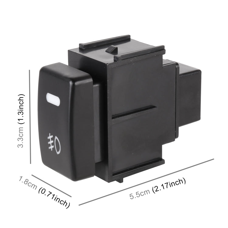 TS-20 Car Fog Light On-Off Button Switch with Cable for Nissan Qashqai 2008-2010 - Car Switches by PMC TechLife | Online Shopping South Africa | PMC TechLife | Buy Now Pay Later Mobicred