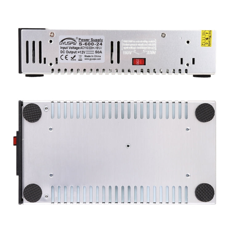 S-600-24 DC24V 600W 25A DIY Regulated DC Switching Power Supply Power Step-down Transformer with Clip, US Plug - Step-down Transformer by PMC TechLife | Online Shopping South Africa | PMC TechLife | Buy Now Pay Later Mobicred