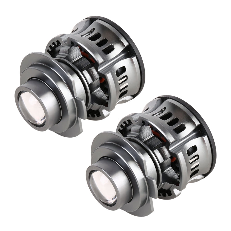 1 Pair H7 27W / DC12V Car Aluminum Alloy Flashing LED Headlight (White Light) - LED Headlamps by PMC TechLife | Online Shopping South Africa | PMC TechLife | Buy Now Pay Later Mobicred