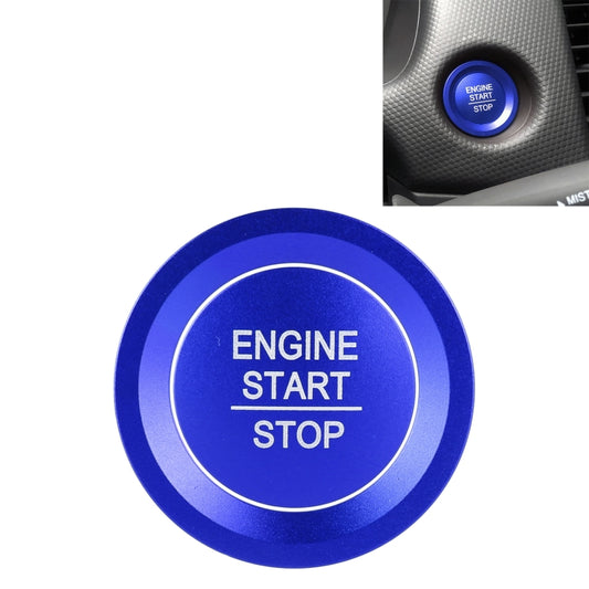 Car Engine Start Key Push Button Ring Trim Sticker for Honda(Blue) - Decoration Rings by PMC Jewellery | Online Shopping South Africa | PMC Jewellery | Buy Now Pay Later Mobicred