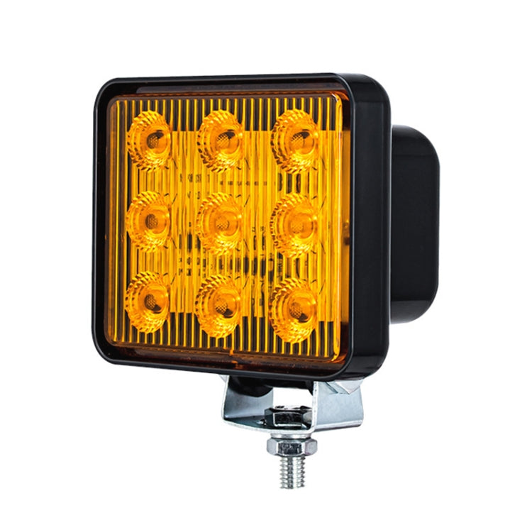 2 PCS ZS-7013 3 inch 9LEDs Strobe Waterproof Car / Truck Warning Light (Yellow Light) - Warning Lights by PMC TechLife | Online Shopping South Africa | PMC TechLife | Buy Now Pay Later Mobicred