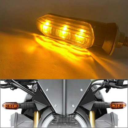 4 PCS MK-200 3LED Highlight Motorcycle Turn Signal Light (Yellow) - Signal Lights by PMC Jewellery | Online Shopping South Africa | PMC Jewellery | Buy Now Pay Later Mobicred