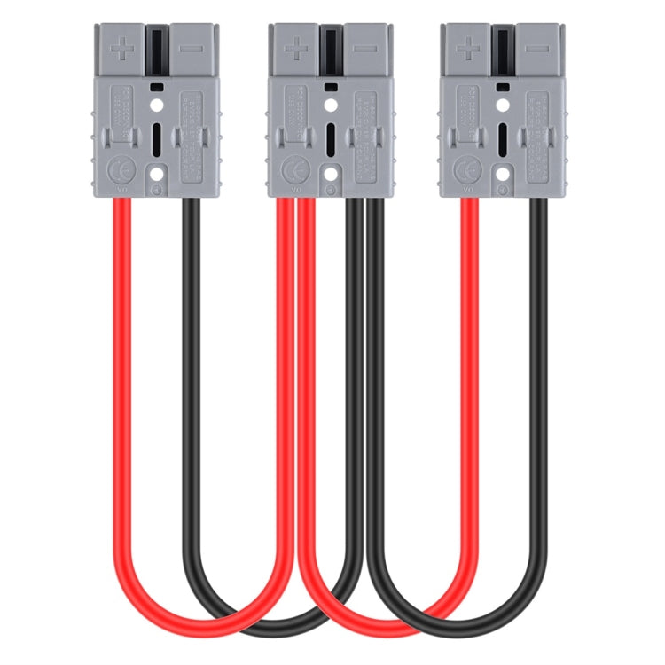 50A 600V Battery Charger Battery Quick Disconnect Plug Trailer Winch Connector with 1FT Cable (1 Round 2) - free shipping - PMC TechLife - Order now!
