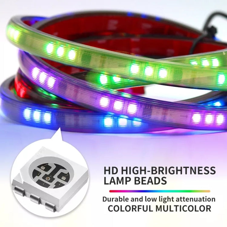 S10-100CM 100cm DC12V-24V Car Rear LED RGB Daytime Running Lights Strip Colorful Lamp - Running Lights by PMC Jewellery | Online Shopping South Africa | PMC Jewellery | Buy Now Pay Later Mobicred