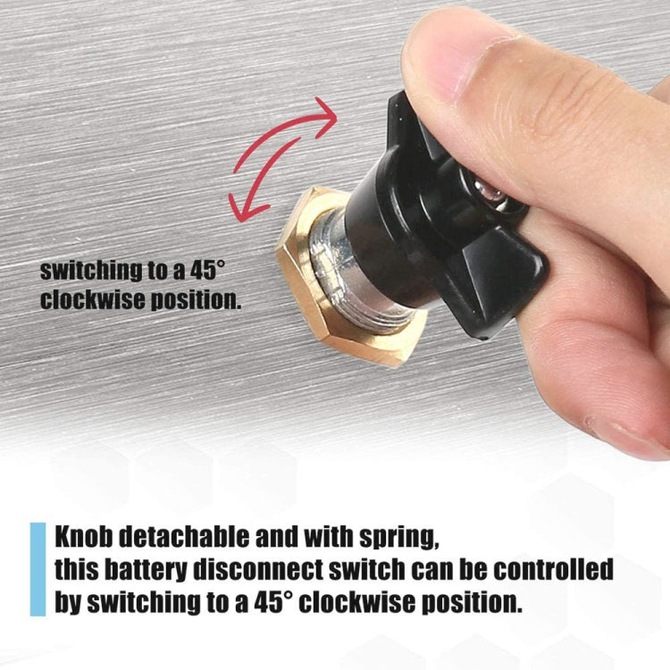 12-24V Car Battery Selector Isolator Disconnect Rotary Switch Cut - Car Switches by PMC TechLife | Online Shopping South Africa | PMC TechLife | Buy Now Pay Later Mobicred