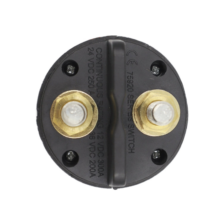 12V 300A Car Selector Isolator Disconnect Rotary Switch Cut (Yellow) - Car Switches by PMC Jewellery | Online Shopping South Africa | PMC Jewellery | Buy Now Pay Later Mobicred