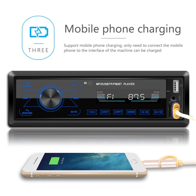 M10 12V Car Radio Receiver MP3 Player, Support Bluetooth Hand-free Calling / FM / USB / SD Card - Car MP3 & MP4 & MP5 by PMC TechLife | Online Shopping South Africa | PMC TechLife | Buy Now Pay Later Mobicred
