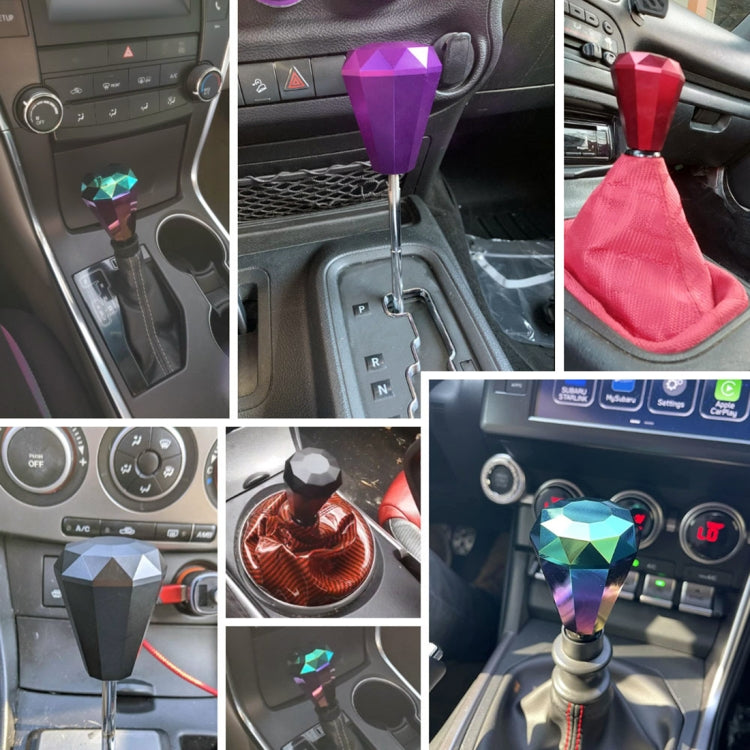 Universal Car Diamond Shape Metal Gear Shift Knob (Blue) - Shift Knob by PMC TechLife | Online Shopping South Africa | PMC TechLife | Buy Now Pay Later Mobicred