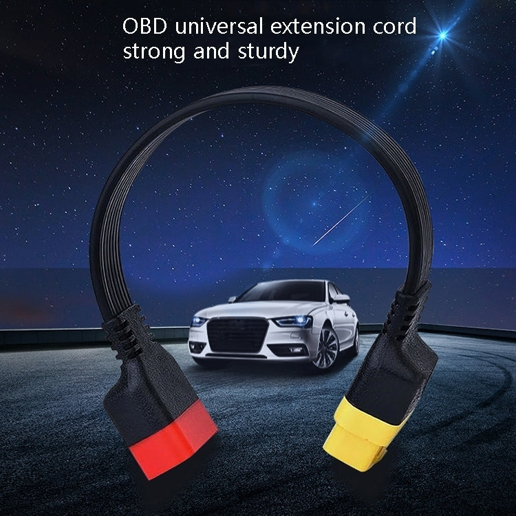 SF62 60cm Car Detector OBD Extension Line Car Computer Conversion Plug Male to Female Adapter Cable - Cables & Connectors by PMC TechLife | Online Shopping South Africa | PMC TechLife | Buy Now Pay Later Mobicred