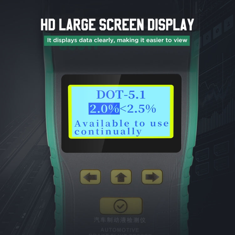 DUOYI DY23D Car Brake Fluid Detection Pen with Print Function - Electronic Test by DUOYI | Online Shopping South Africa | PMC TechLife | Buy Now Pay Later Mobicred