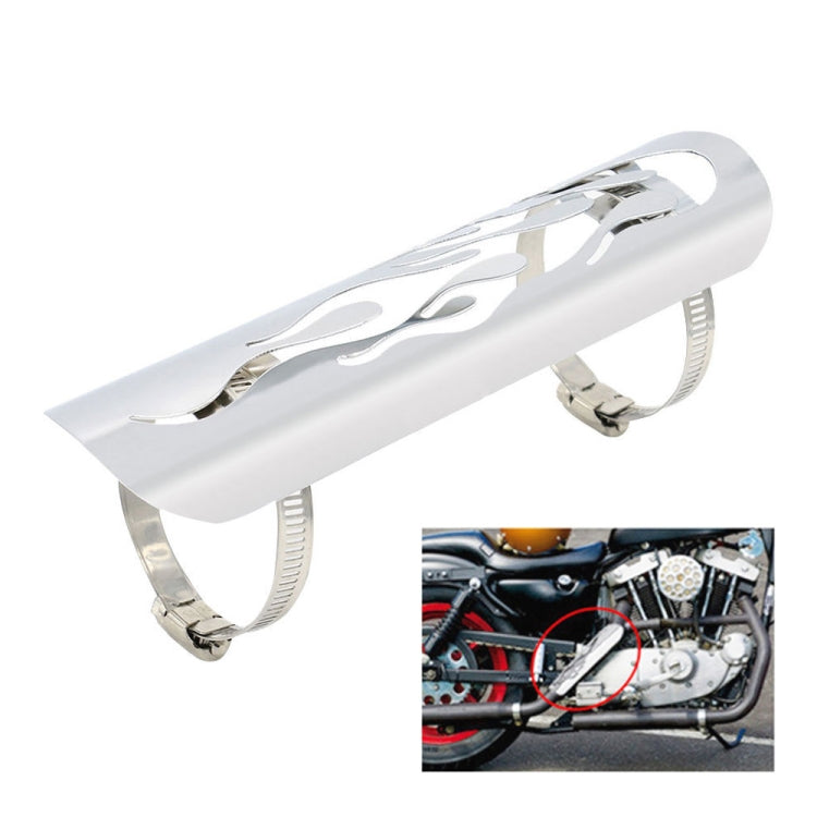 Motorcycle Modification Accessories Universal Retro Exhaust Pipe Heat Shield (Black) - Others by PMC TechLife | Online Shopping South Africa | PMC TechLife