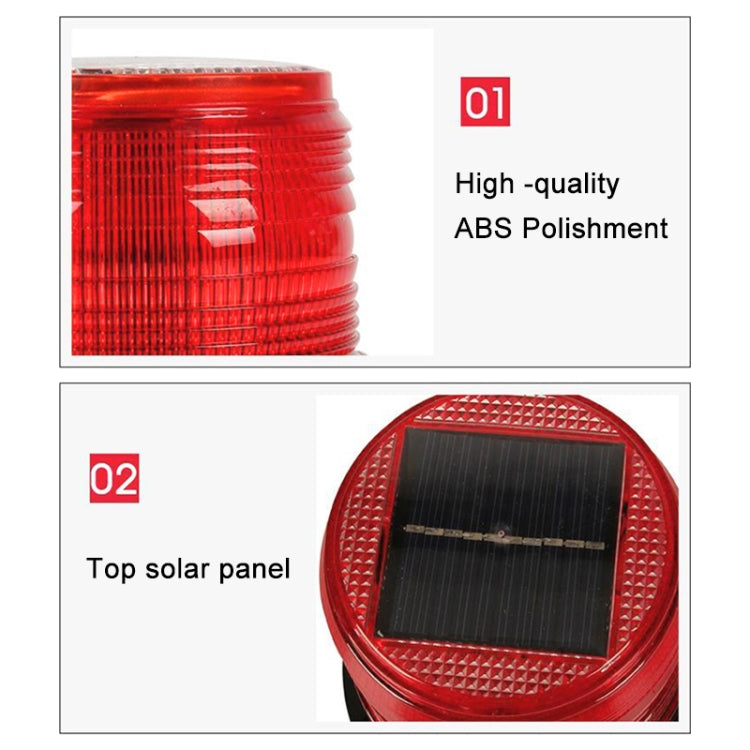 Car Solar Charging Warning Light (Red) - Warning Lights by PMC Jewellery | Online Shopping South Africa | PMC Jewellery | Buy Now Pay Later Mobicred