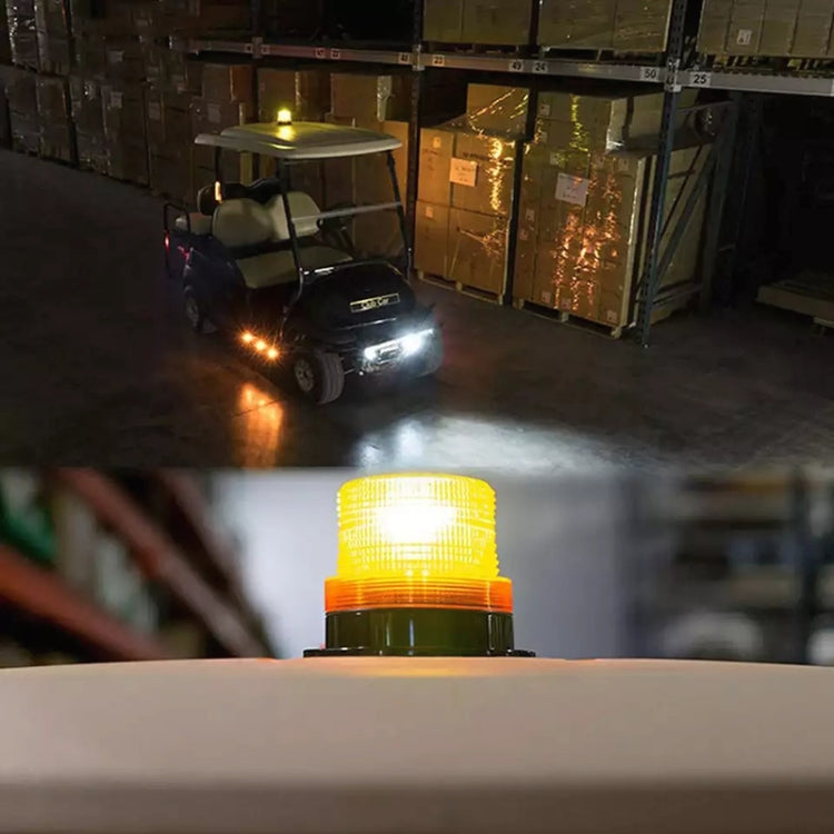 Car Solar Charging Warning Light (White) - Warning Lights by PMC TechLife | Online Shopping South Africa | PMC TechLife | Buy Now Pay Later Mobicred