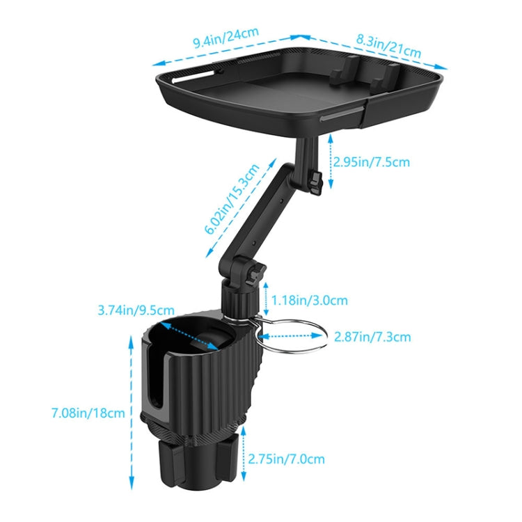 Car Beverage Table Food Rack Mobile Phone Holder - Car Holders by PMC TechLife | Online Shopping South Africa | PMC TechLife | Buy Now Pay Later Mobicred